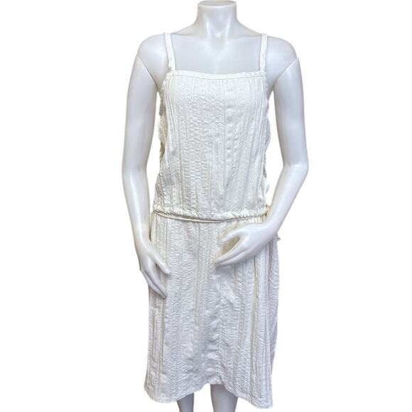 Desiree Klein Dresses & Skirts - Desiree Klein Hedy Sleeveless Wrap Dress Ivory Size Small